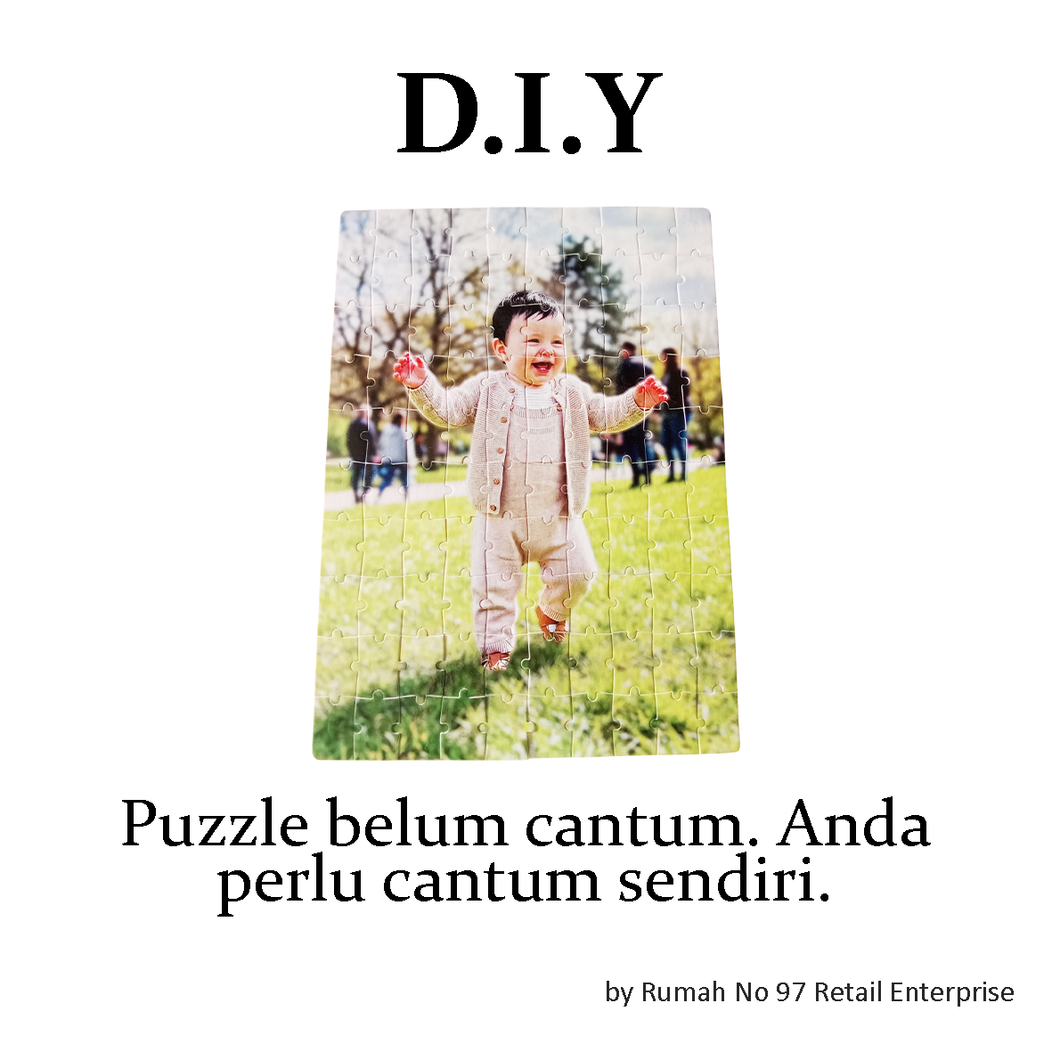 Puzzle Custom Saiz A3 (100 pcs) | 28 x 39cm | Gambar Sendiri | Custom Made