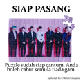 Puzzle Custom Saiz A4 (120 pcs) | 20 x 29cm | Gambar Sendiri | Custom Made