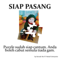 Puzzle Custom Saiz A4 (8 pcs) | 20 x 29cm | Gambar Sendiri | Custom Made