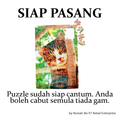 Puzzle Custom Saiz A4 (80 pcs) Papan Alas | 19.5 x 29cm | Gambar Sendiri | Custom Made