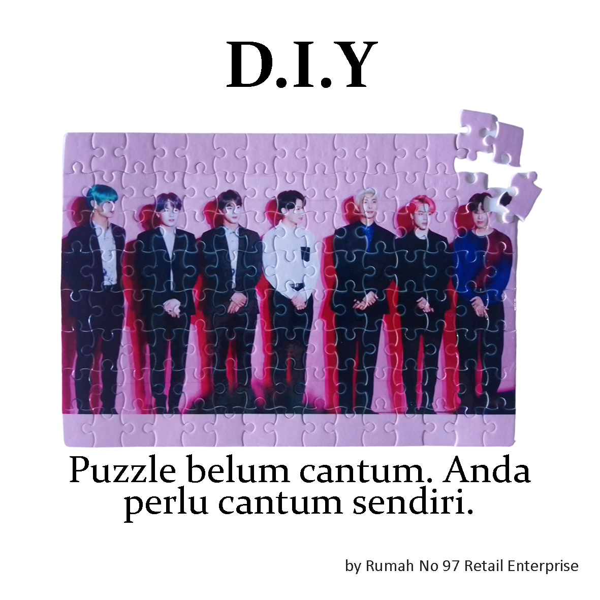 Puzzle Custom Saiz A4 (120 pcs) | 20 x 29cm | Gambar Sendiri | Custom Made