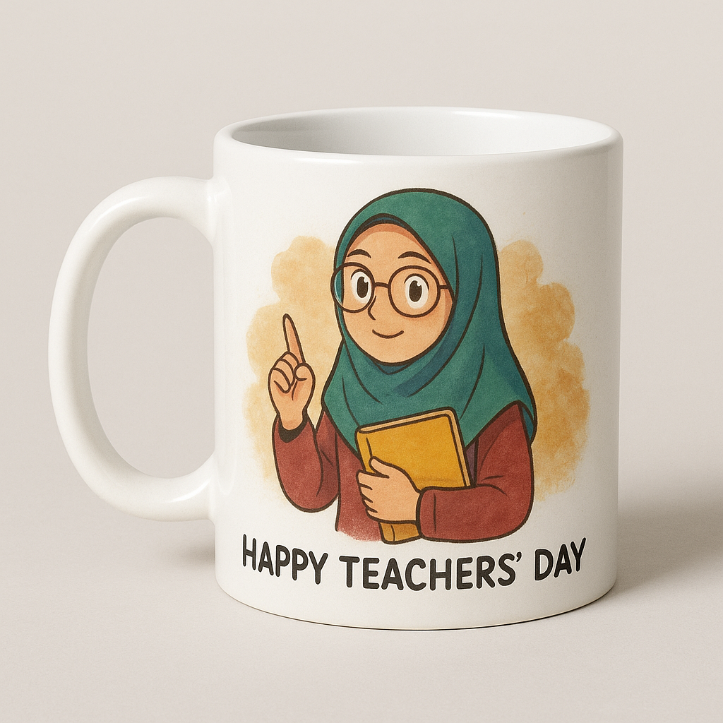 Mug Custom Gambar Sendiri | Cawan Custom Photo Personalized | Hadiah Birthday Anniversary Hari Guru Ibu Bapa Couple BFF