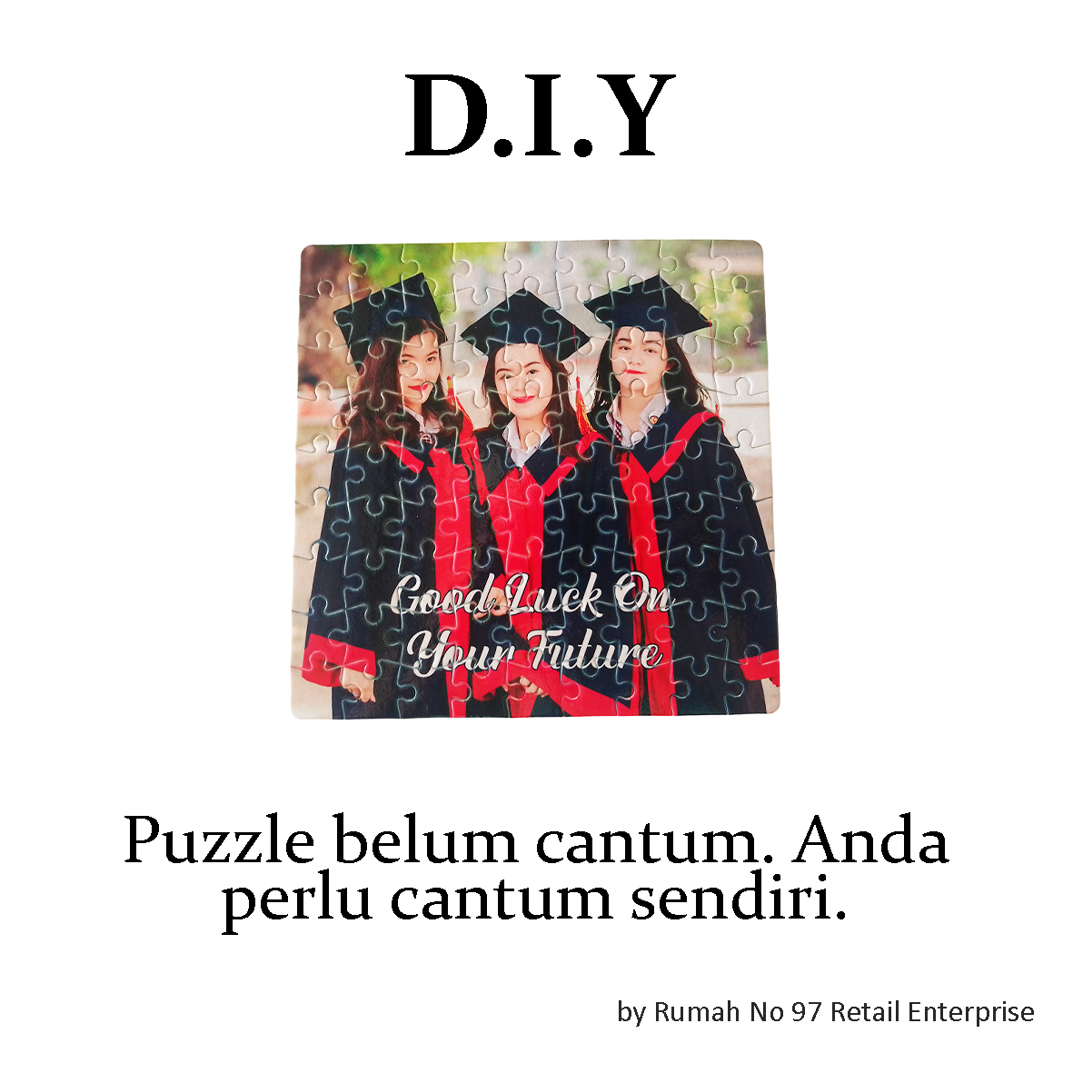 Puzzle Custom Saiz INSTA (81 pcs) | 20 x 20cm | Gambar Sendiri | Custom Made
