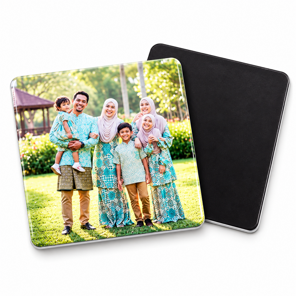Fridge Magnet Custom Gambar Sendiri | Magnet Peti Ais Personalized Photo | Hadiah Birthday Anniversary Wedding Souvenirs