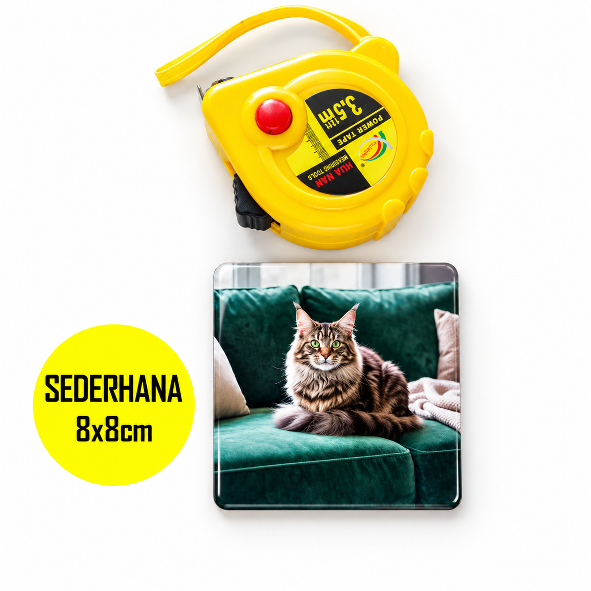 Fridge Magnet Custom Gambar Sendiri | Magnet Peti Ais Personalized Photo | Hadiah Birthday Anniversary Wedding Souvenirs